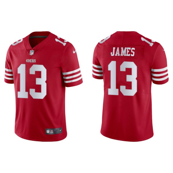 Richie James San Francisco 49ers Men's Vapor Limited Scarlet Jersey