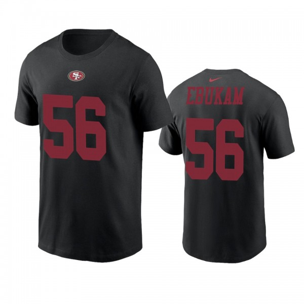 San Francisco 49ers Samson Ebukam Black 75th Anniv...
