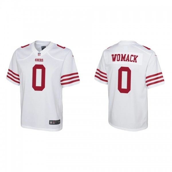 Youth San Francisco 49ers Samuel Womack White Game...