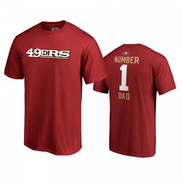San Francisco 49ers Scarlet 2019 Father's Day #1 D...