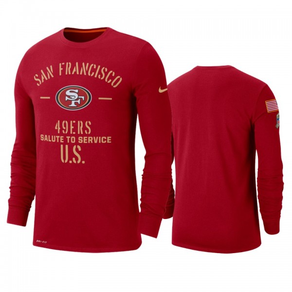 San Francisco 49ers Scarlet 2019 Salute to Service...