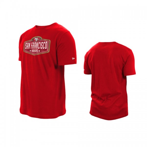 San Francisco 49ers Scarlet 2021 NFL Draft Hook T-Shirt