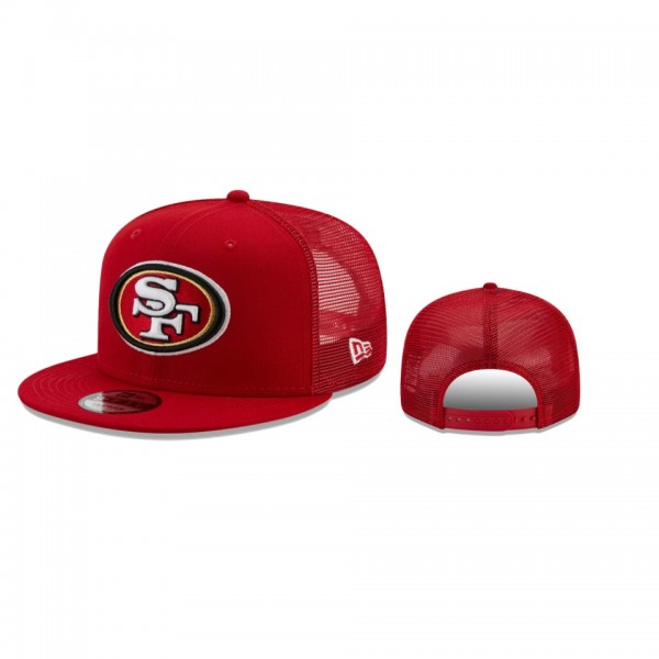 San Francisco 49ers Scarlet Classic Trucker 9FIFTY...