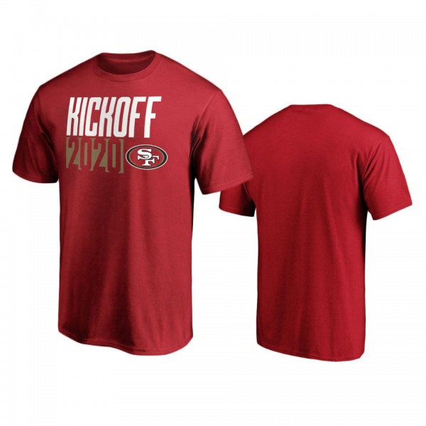 San Francisco 49ers Scarlet Kickoff 2020 T-Shirt