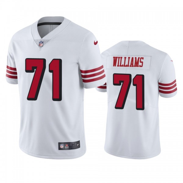 San Francisco 49ers Trent Williams White Color Rus...