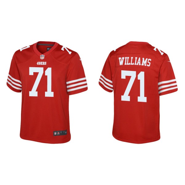 Youth San Francisco 49ers Trent Williams Game Scarlet Jersey
