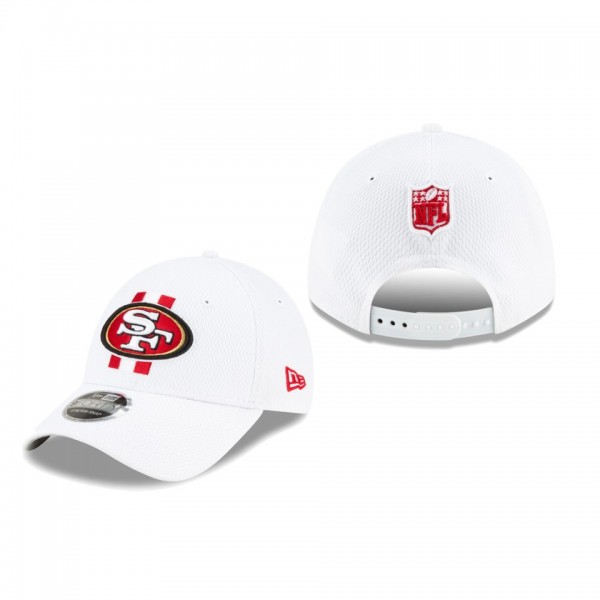 San Francisco 49ers White 2021 NFL Training Camp 9FORTY Adjustable Hat