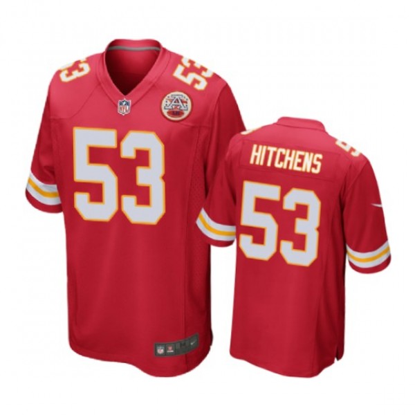 Kansas City Chiefs #53 Anthony Hitchens Red Nike G...