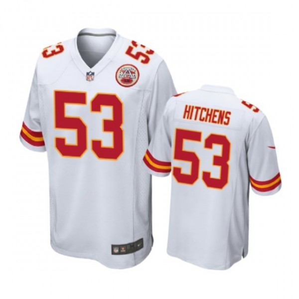 Kansas City Chiefs #53 Anthony Hitchens White Nike...