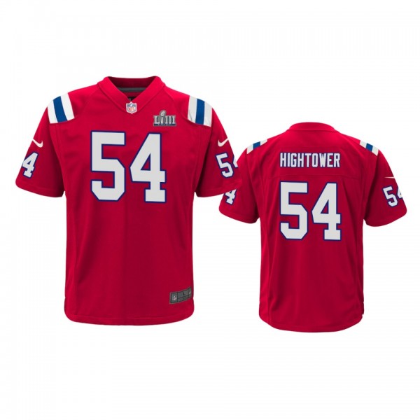 New England Patriots #54 Dont'a Hightower Red Game...