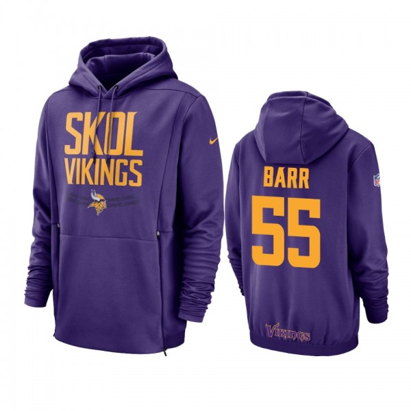 Minnesota Vikings #55 Anthony Barr Purple Nike Sid...