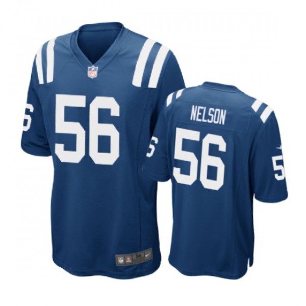 Indianapolis Colts #56 Quenton Nelson Royal Nike G...