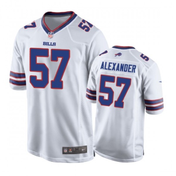 Buffalo Bills #57 Lorenzo Alexander White Nike Gam...
