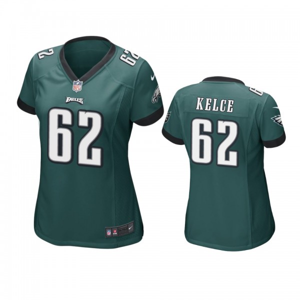 Philadelphia Eagles #62 Jason Kelce Green Game Jer...