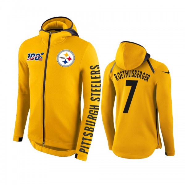 Pittsburgh Steelers #7 Ben Roethlisberger Gold NFL...