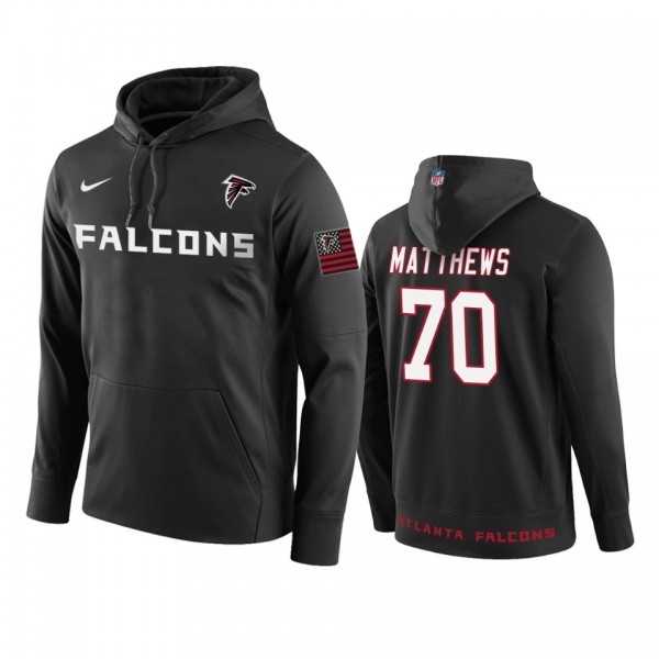 Atlanta Falcons #70 Jake Matthews Black Circuit Wo...