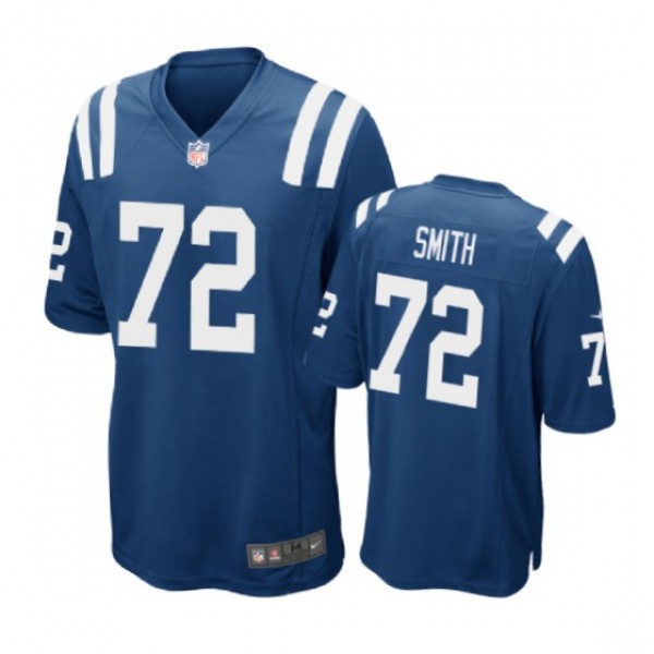 Indianapolis Colts #72 Braden Smith Royal Nike Gam...