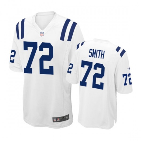 Indianapolis Colts #72 Braden Smith White Nike Gam...