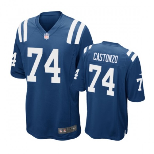 Indianapolis Colts #74 Anthony Castonzo Royal Nike...