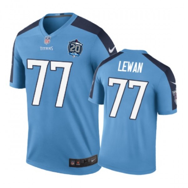 Tennessee Titans #77 Taylor Lewan Nike color rush ...