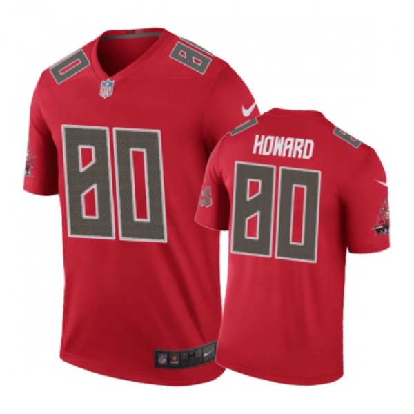 Tampa Bay Buccaneers #80 O.J. Howard Nike color rush Red Jersey