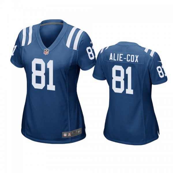Indianapolis Colts #81 Mo Alie-Cox Royal Game Jers...