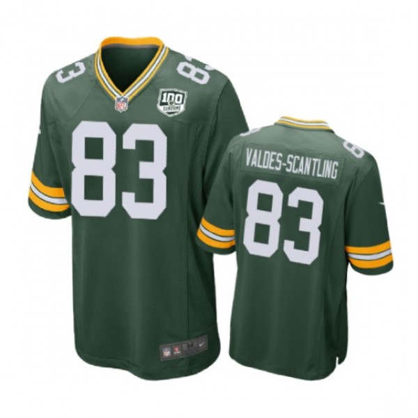 Green Bay Packers #83 Marquez Valdes-Scantling Gre...