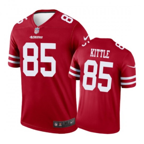 San Francisco 49ers #85 George Kittle Nike color r...