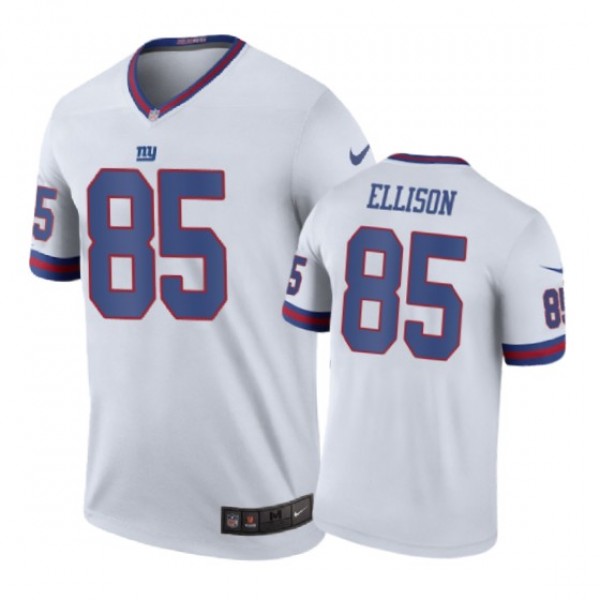 New York Giants #85 Rhett Ellison Nike color rush ...