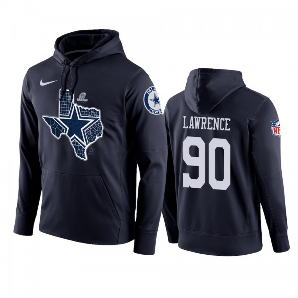 Dallas Cowboys #90 Demarcus Lawrence Navy 2018-19 ...