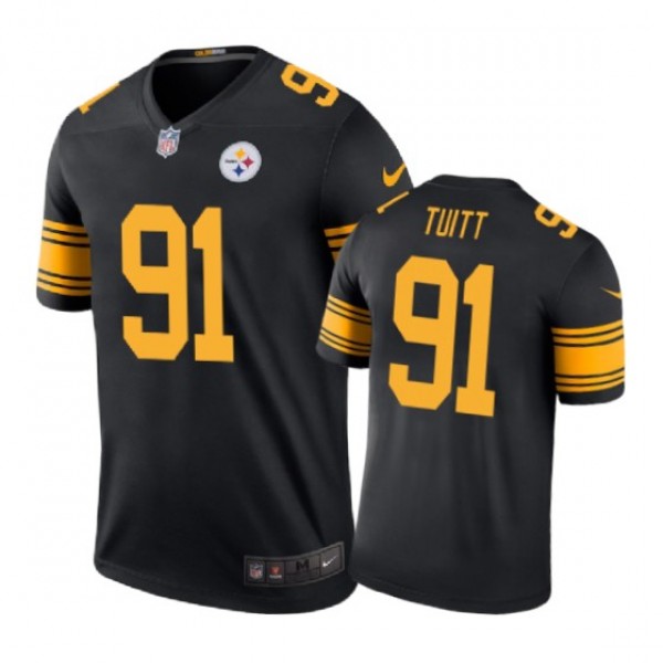 Pittsburgh Steelers #91 Stephon Tuitt Nike color r...