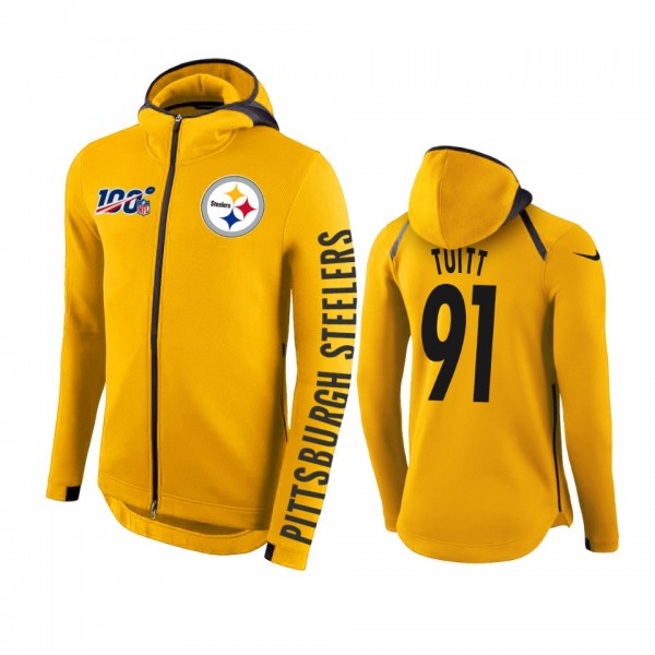 Pittsburgh Steelers #91 Stephon Tuitt Gold NFL 100...