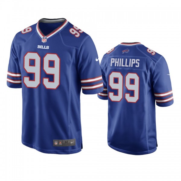 Buffalo Bills #99 Harrison Phillips Royal Game Jer...