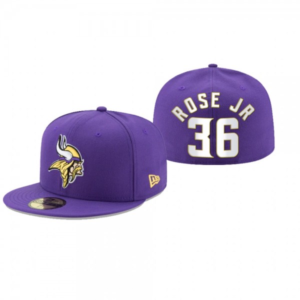 Minnesota Vikings A.J. Rose Jr. Purple Omaha 59FIFTY Fitted Hat