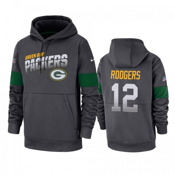 Green Bay Packers Aaron Rodgers Anthracite 100th S...