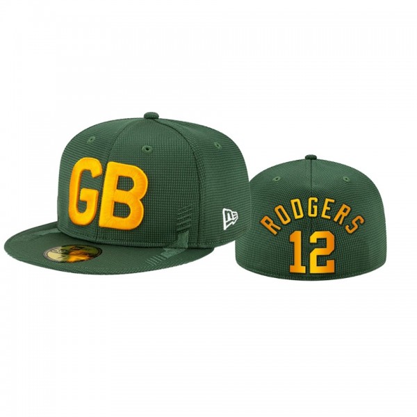 Green Bay Packers Aaron Rodgers Green 2021 NFL Sid...