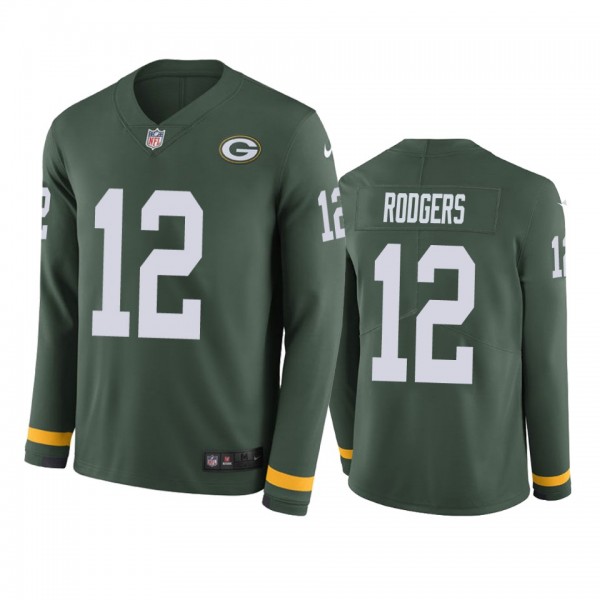 Green Bay Packers Aaron Rodgers Green Therma Long ...