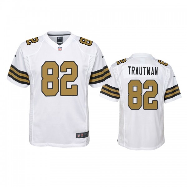 New Orleans Saints Adam Trautman White Color Rush ...