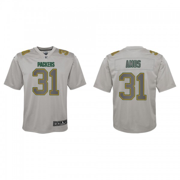 Adrian Amos Youth Green Bay Packers Gray Atmospher...