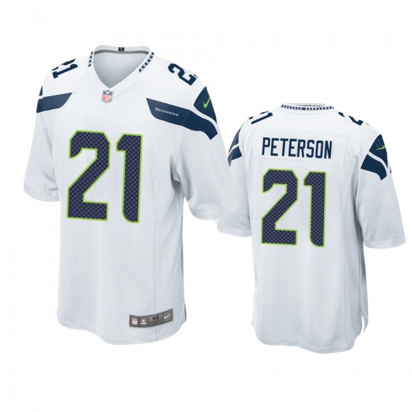 Seattle Seahawks Adrian Peterson White Game Jersey