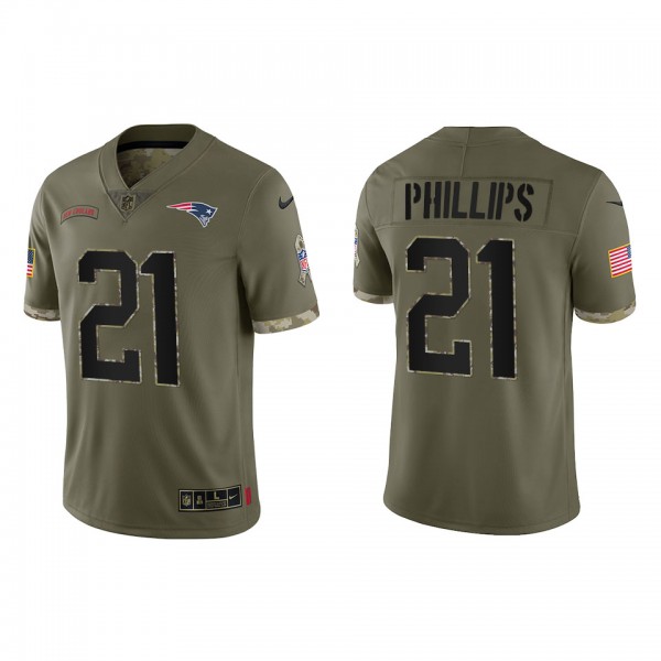 Adrian Phillips New England Patriots Olive 2022 Sa...