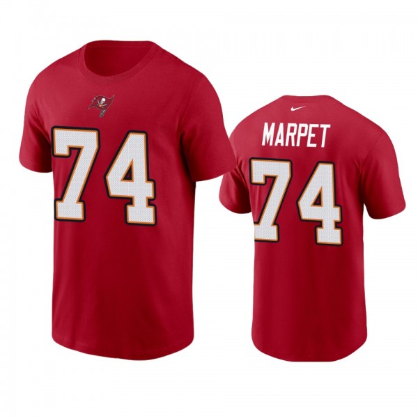 Tampa Bay Buccaneers Ali Marpet Red Name Number T-...