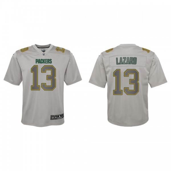 Allen Lazard Youth Green Bay Packers Gray Atmosphe...
