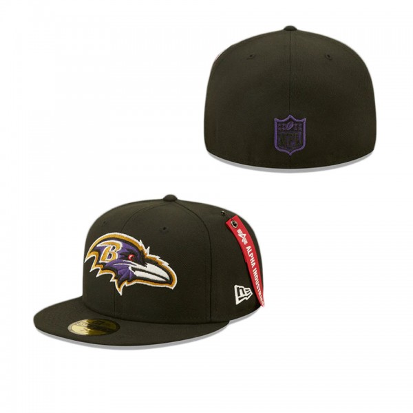 Alpha Industries X Baltimore Ravens 59FIFTY Fitted...