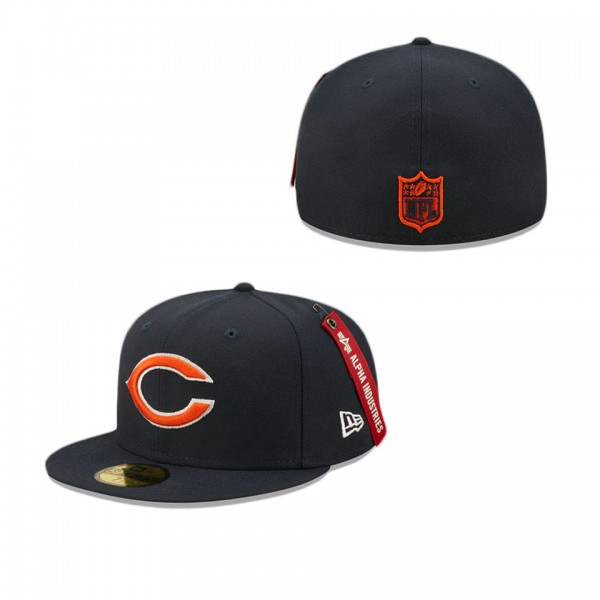 Alpha Industries X Chicago Bears 59FIFTY Fitted Ha...
