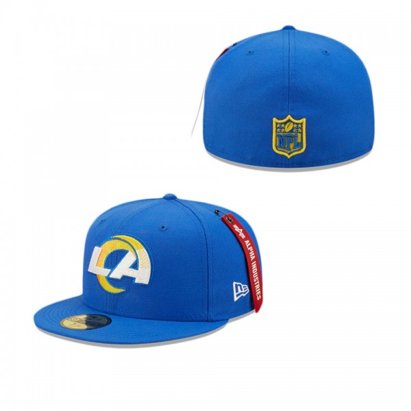 Alpha Industries X Los Angeles Rams 59FIFTY Fitted...