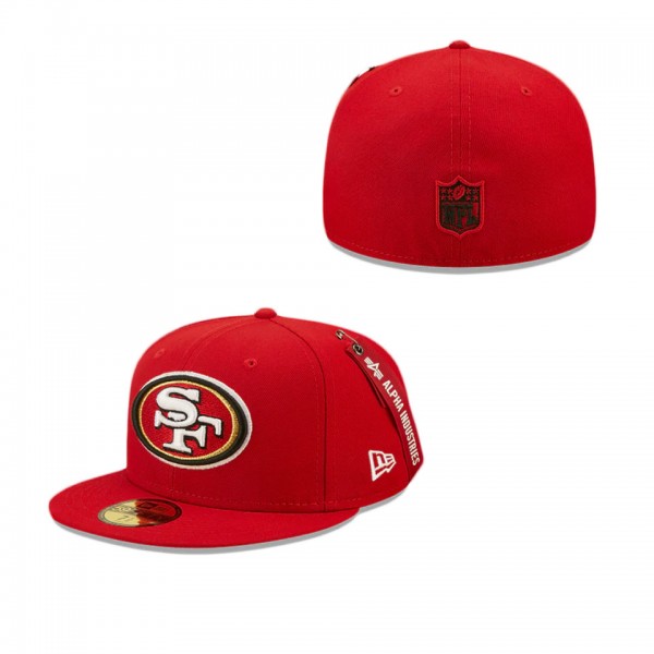 Alpha Industries X San Francisco 49ers 59FIFTY Fit...