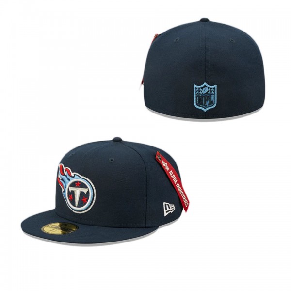 Alpha Industries X Tennessee Titans 59FIFTY Fitted...