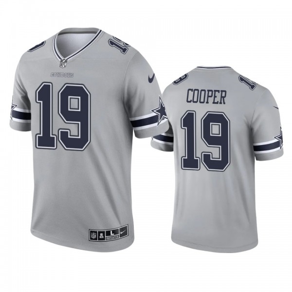 Dallas Cowboys Amari Cooper Gray 2021 Inverted Legend Jersey