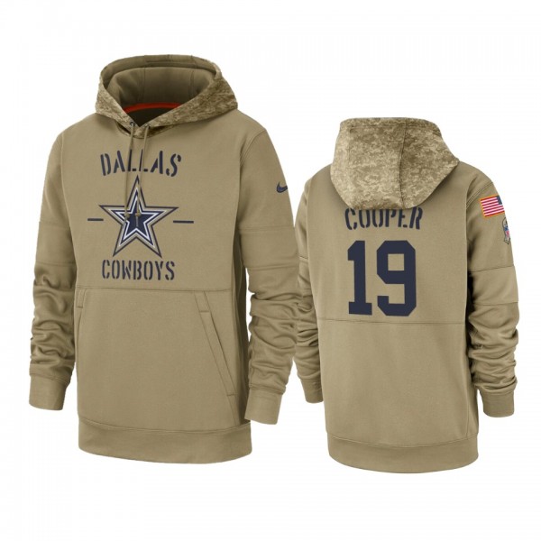 Dallas Cowboys Amari Cooper Tan 2019 Salute to Ser...
